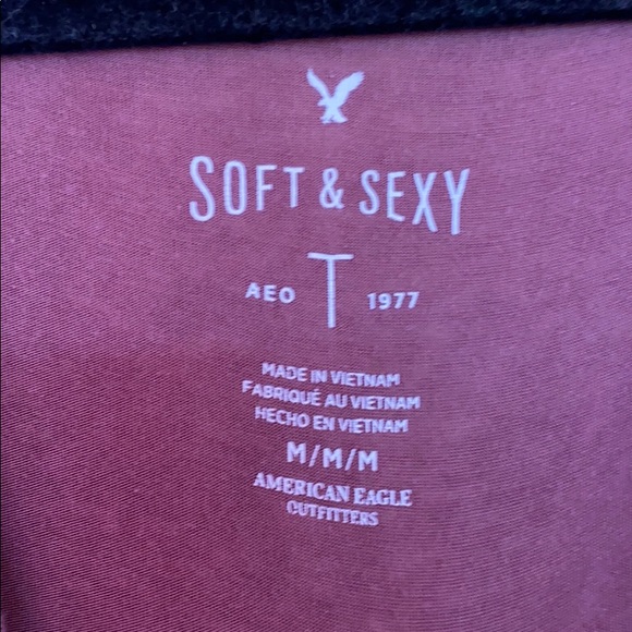 American Eagle Tie Front Top - Picture 3 of 3